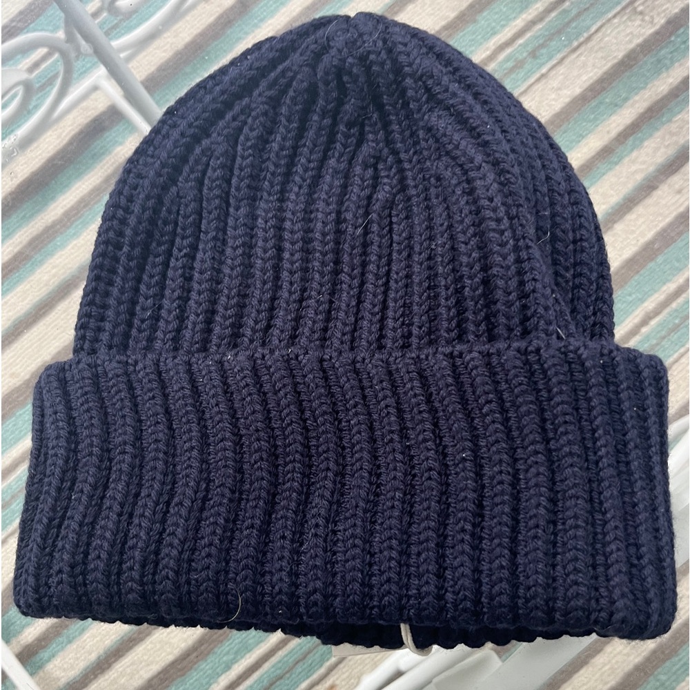 Brand new Sezane wool cap-Bonnet Adam Marine.